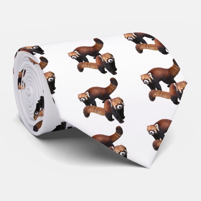 Red Panda 2 Excellent Products Tie (Rolled)