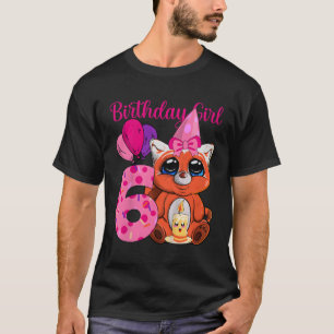 Red Panda 6Th I'M 6 T-Shirt