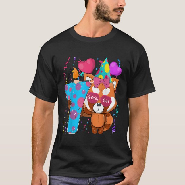 Red Panda 7Th I'M 7 Py T-Shirt (Front)