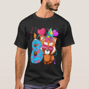 Red Panda 8Th I'M 8 Py T-Shirt