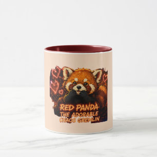 Red Panda Adorable Chaos Coffee Mug