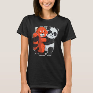 Red Panda And Panda Cute Animals For Women Animal T-Shirt