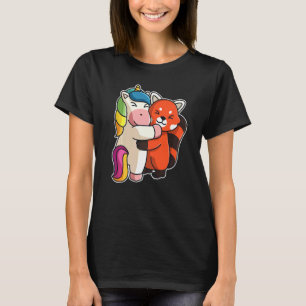 Red Panda And Unicorn Cute Animals For Women Anima T-Shirt