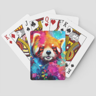 Red Panda Animal Discovery Adventure Nature Playing Cards