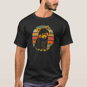 Red Panda Asia Cute Animal Colourful T-Shirt