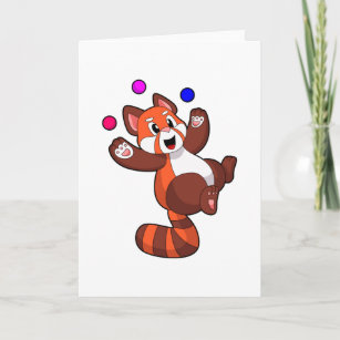 Red panda at Juggle Circus.PNG Card