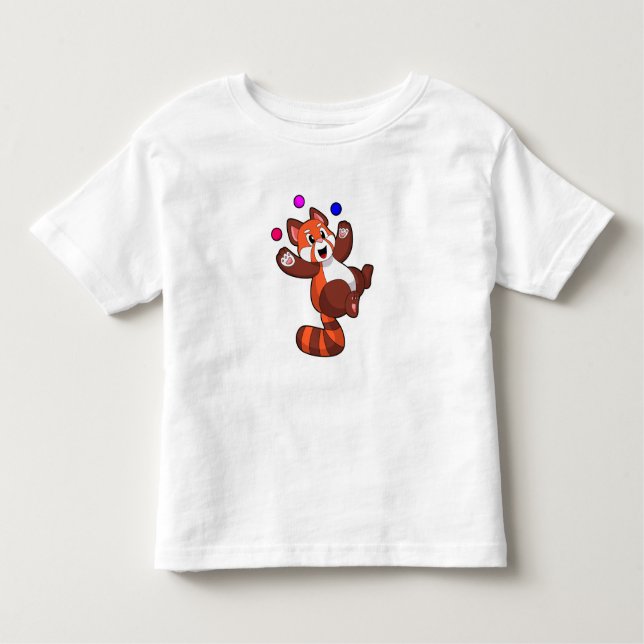 Red panda at Juggle Circus.PNG Toddler T-Shirt (Front)