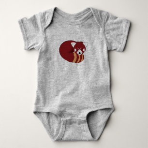 Red Panda Baby Bodysuit