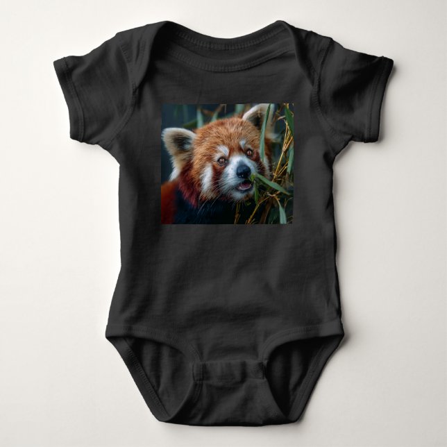 Red Panda Baby Bodysuit (Front)