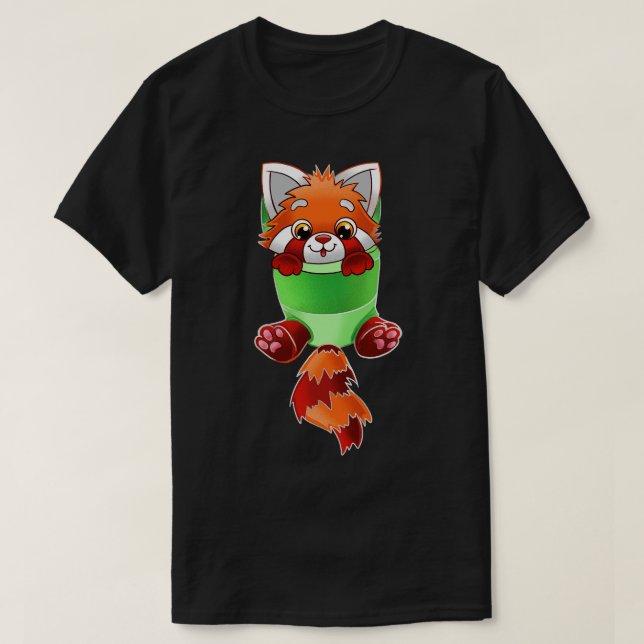 Red Panda Baby Sling T-Shirt (Design Front)