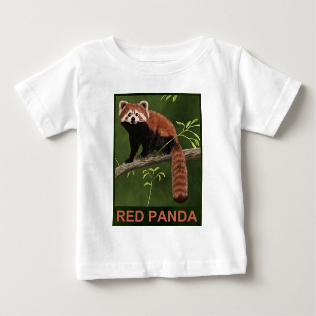 Red Panda Baby T-Shirt (Front)