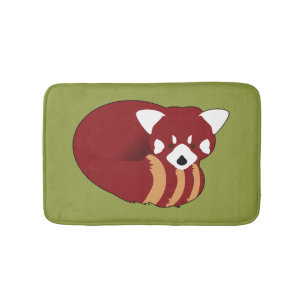 Red Panda Bath Mat