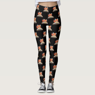 Red Panda Book Lover Leggings