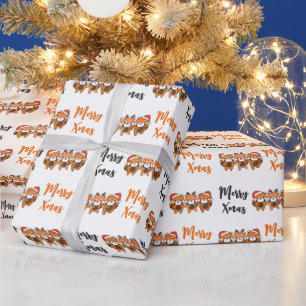 Red Panda Christmas Animals Cute Red Pandas Wrappi Wrapping Paper