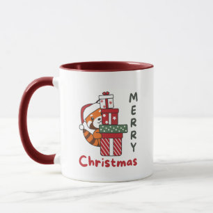 Red Panda Christmas Gift Winter Red Pandas Mug