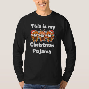 Red Panda Christmas Pyjamas T-Shirt