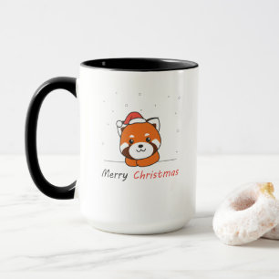 Red Panda Christmas Snow Winter Animals Pandas Mug