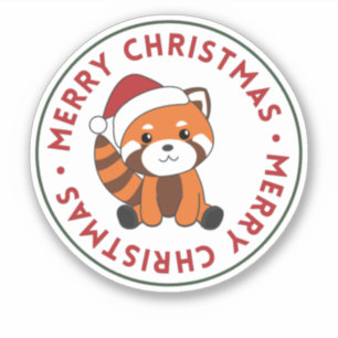 Red Panda Christmas Snow Winter Animals Pandas Sti