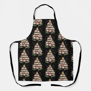 Red Panda Christmas Tree Funny Animal  Apron