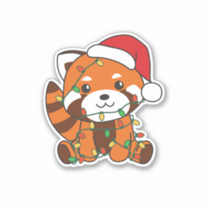 Red Panda Christmas Winter Animals Red Pandas