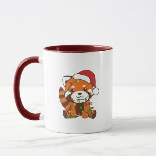 Red Panda Christmas Winter Animals Red Pandas Mug
