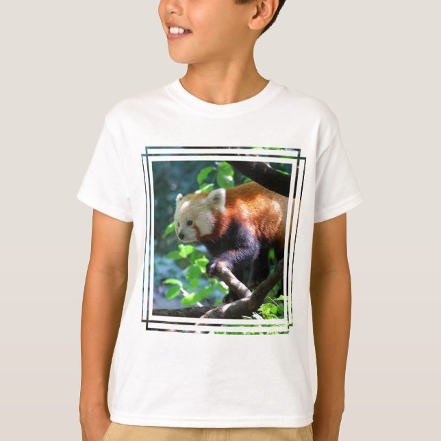 Red Panda Climbing T-Shirt (Front)