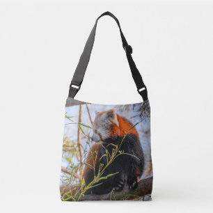 Red panda crossbody bag