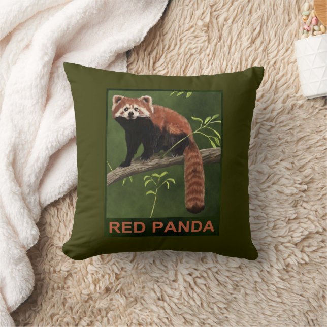 Red Panda Cushion (Blanket)
