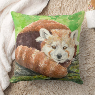 Red panda cushion