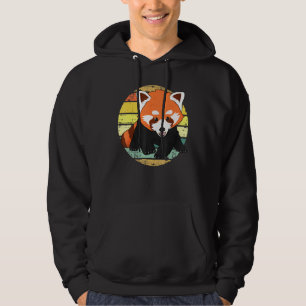Red Panda Cute Adorable Fun Hand Drawn Baby Animal Hoodie
