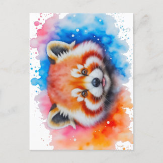 Red Panda cute Postcard