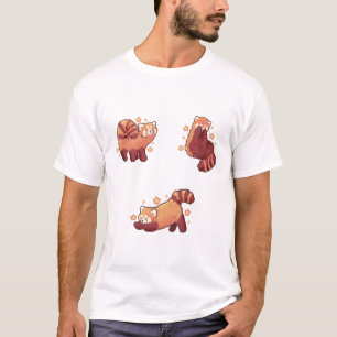 Red panda Delight � Cute Animal Art T-Shirt