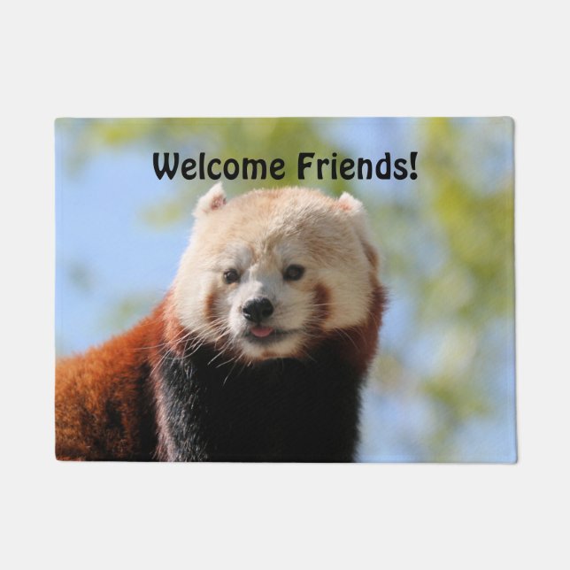 Red Panda Doormat (Front)