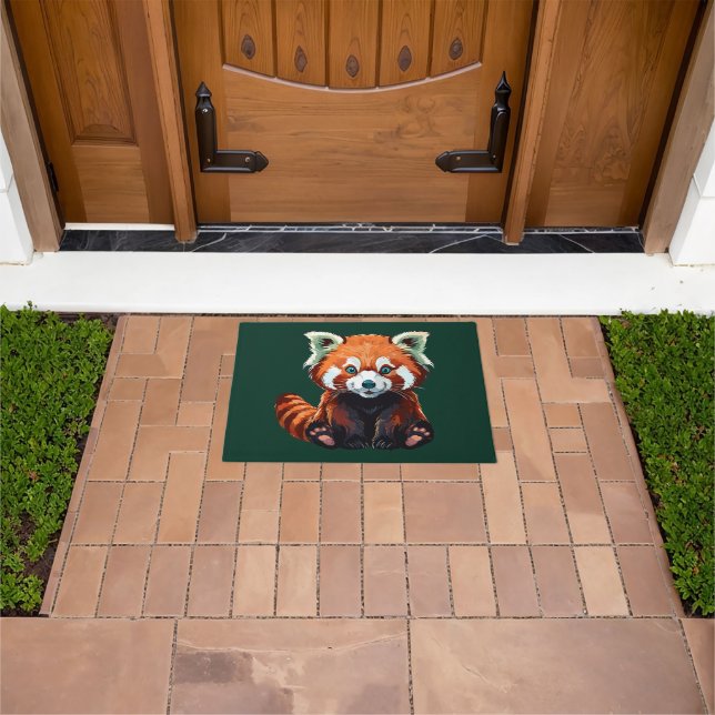 Red panda doormat (Outdoor)