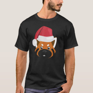 Red Panda Face Animal Big Cute Face Costume T-Shirt