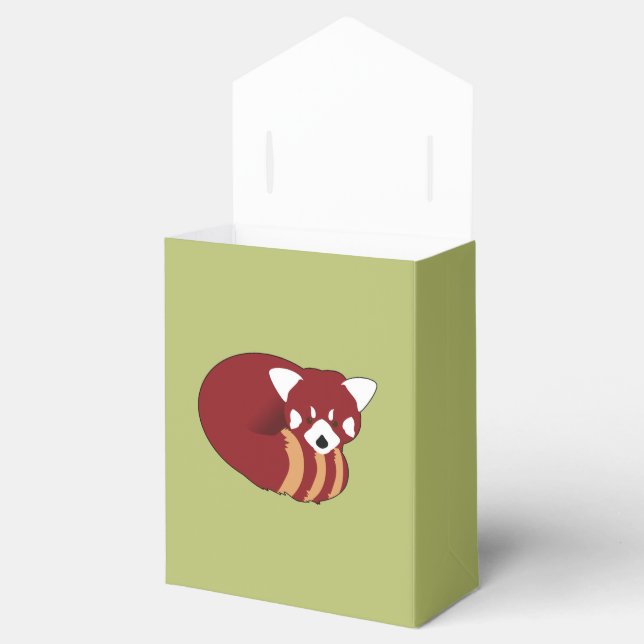 Red Panda Favour Box (Opened)