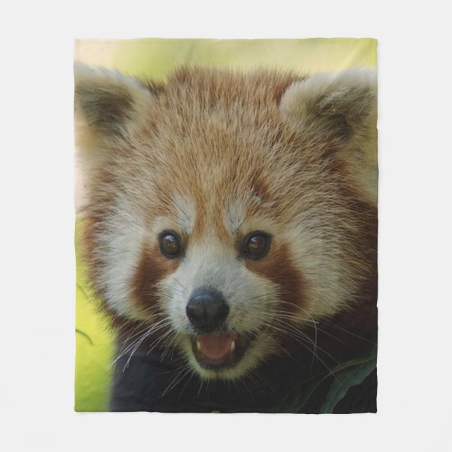 Red Panda Fleece Blanket (Front)