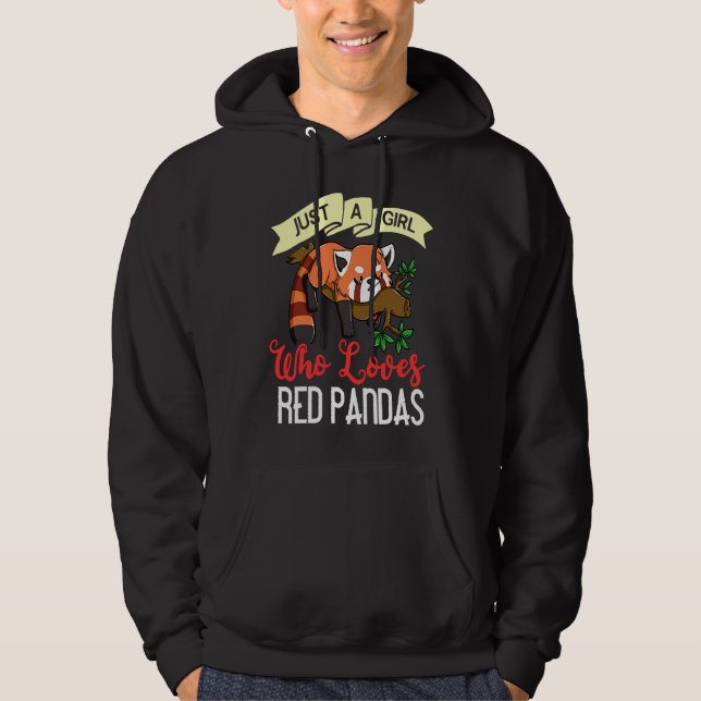 Red Panda  For Kids Women Men Hoodie (Front)