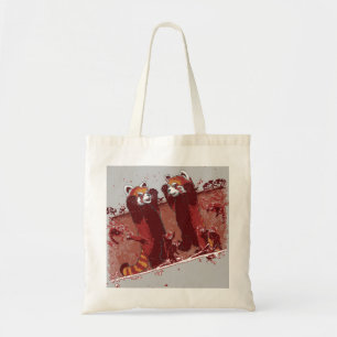 Red Panda Fury Tote Bag