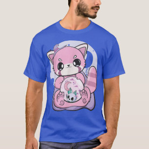 Red Panda Glass Sphere Fairy Kei Yume Kawaii Haraj T-Shirt