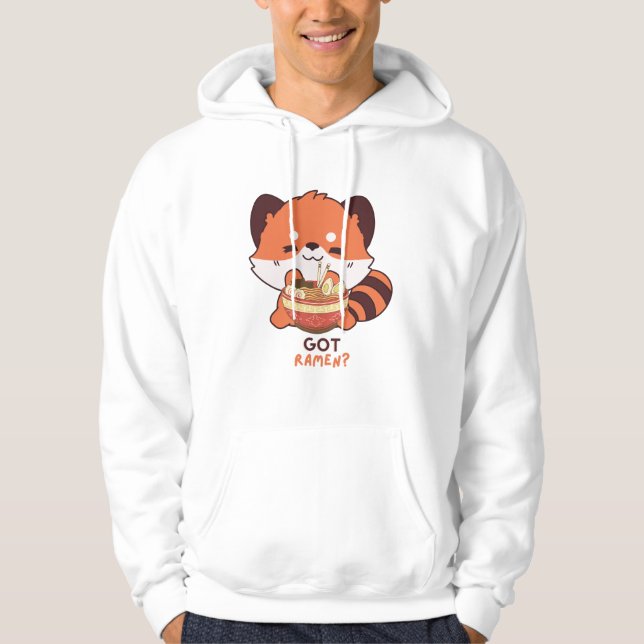 Red Panda: Got Ramen? Hoodie (Front)