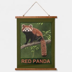 Red Panda Hanging Tapestry