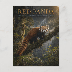 Red Panda Himalayan Forest ANIMALS Postcard