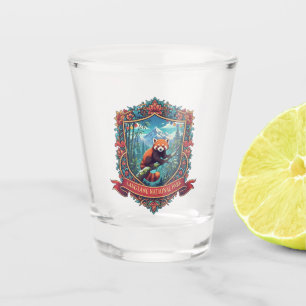 Red Panda in Langtang National Park Nepal Shot Glass