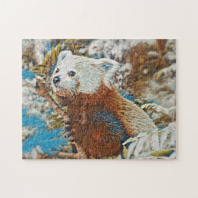 Red Panda Jigsaw puzzle (Horizontal)