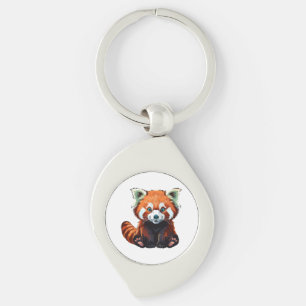 Red panda key ring