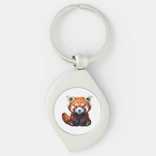 Red panda key ring (Front)