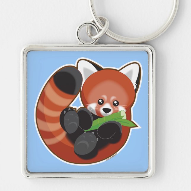 Red Panda Key Ring (Front)