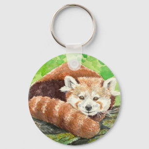 Red panda key ring