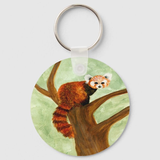 Red Panda Keychain (Front)